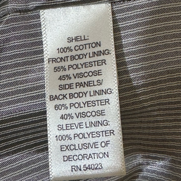 B-272 Men’s Banana Republic Black Lined Blazer‎ Suit Jacket Size 42R - Picture 14 of 16